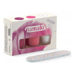 Coffret 3 vernis "Sorbets fruités" Framboise(23) – Fuchsia(32) – Blanc nacré(25) + lime offerte - Magic Môme